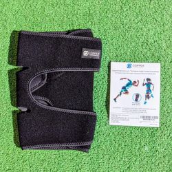 Copper Compression Comfort Adult OSFM 2-Strap Knee Open-Patella Brace Wrap New