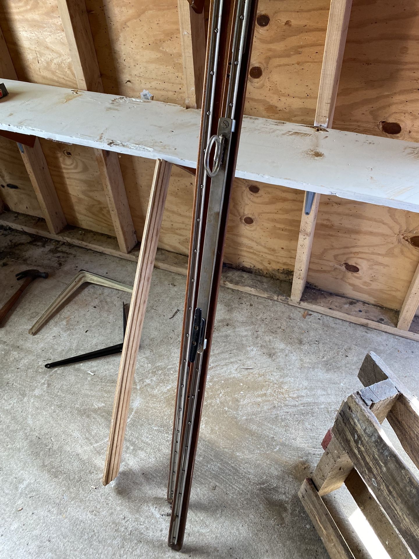 Vintage Teak Sailboat Rails
