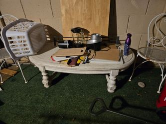 Coffee table blender and baby gate