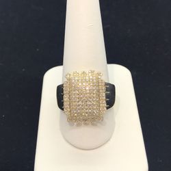 Gold 14k Diamond Ring New 