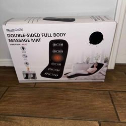 Brand new Health Touch DoubleSided Full Body Massage Mat with Vibration and Heat