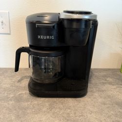 Keurig K-Duo Essentials Black Single-Serve K-Cup Pod Coffee Maker