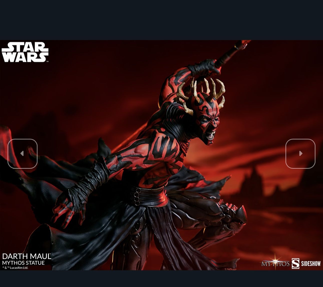 Star Wars Sideshow Darth Maul Mythos Statue