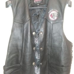 Indian leather vest