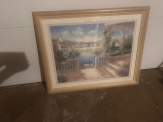 Outdoor Pool framed art