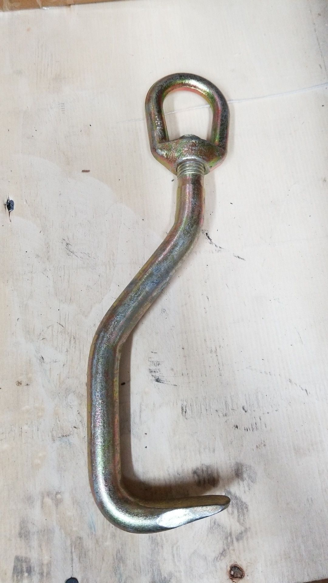 Flat nose auto body pulling tool