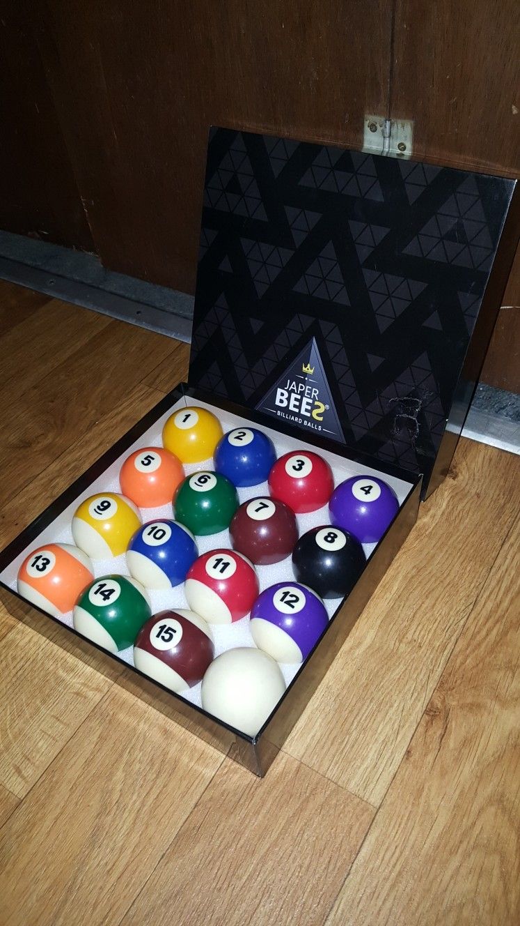 Pool Ball Set- standard 2 1/4