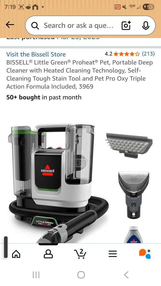 Bissell Little Green Spot Cleaner