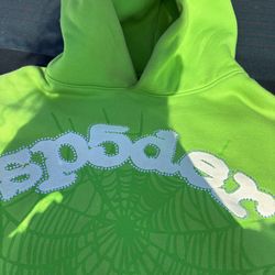 Green Sp5der hoodie
