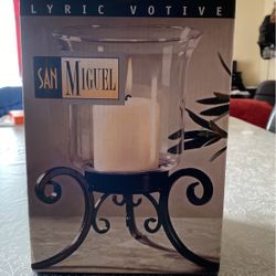 Candle Holder With Candle