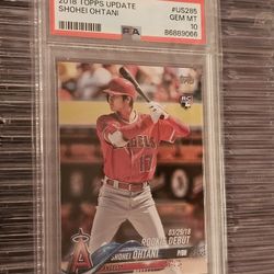 Shohei Ohtani Rookie Psa 10 Angels Dodgers