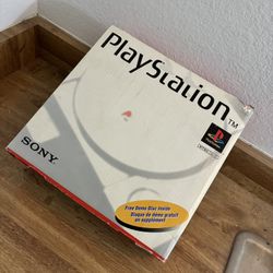 Sony PlayStation PS1 Gray Game Console  Complete In Box w/ Demo