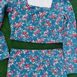 SHEIN Blouse And Skirt Size XL/L