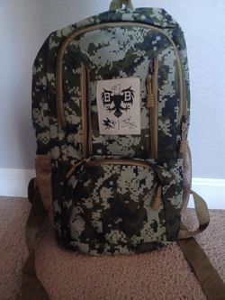 San Jose Sharks / Brent Burns Camouflage Backpack