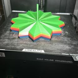 3D Printed Star Fidget