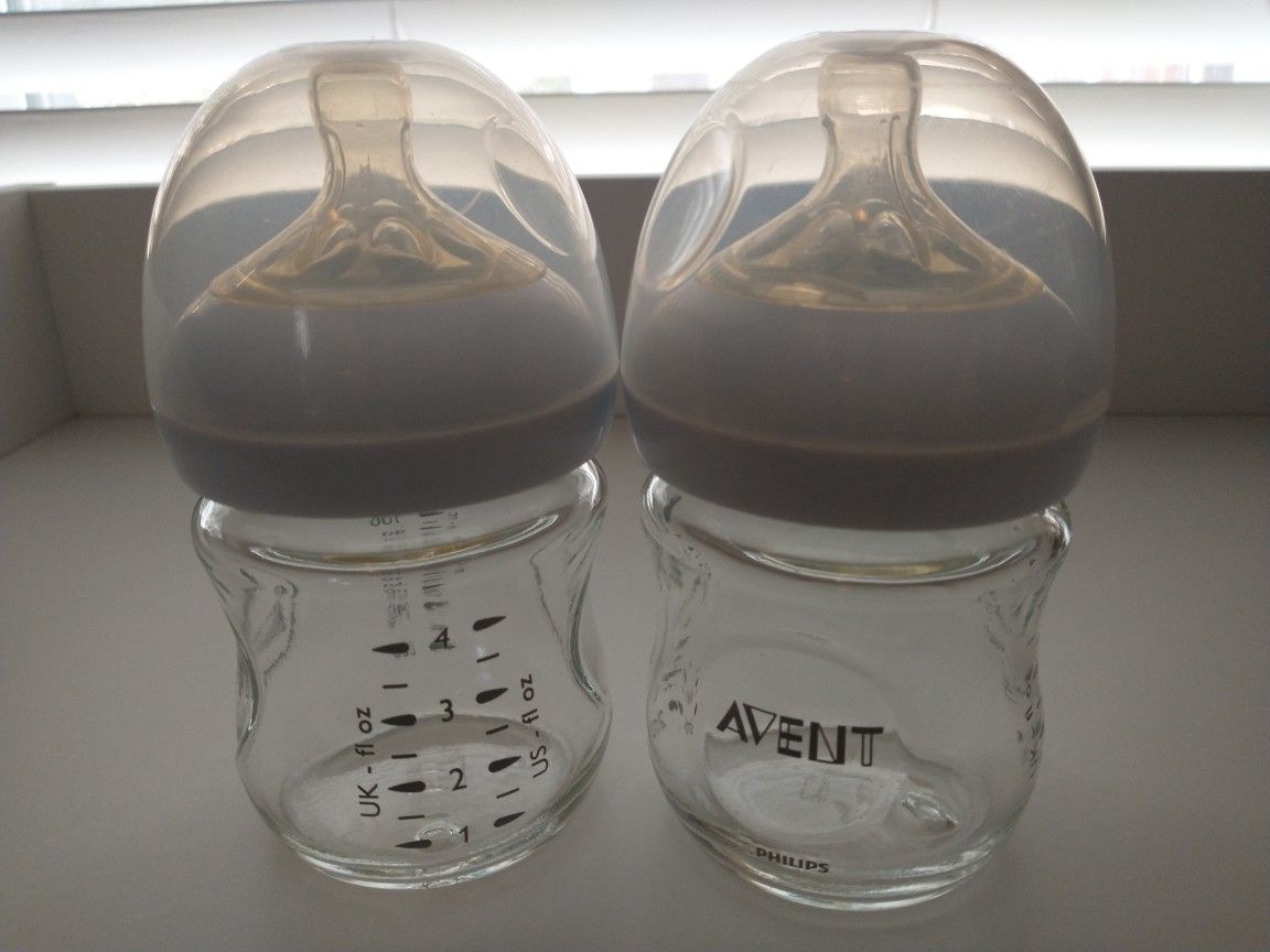 Avent Glass Baby Bottles