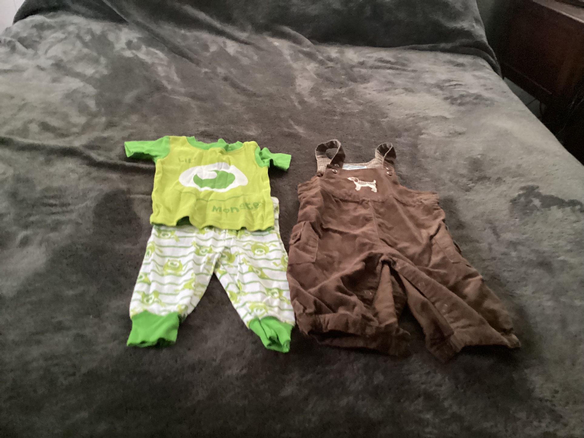 Infant Boys Cloths Size 3-6months And 9Months 2 Pieces 