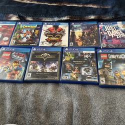 PS4 Bundle Game 8 Games In Good Condition