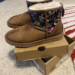 UGG floral boots 6