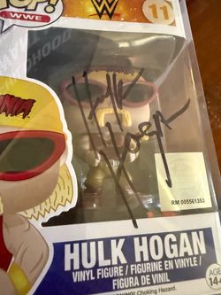 Signed Hulk Hogan Funko #11 (Red shirt)