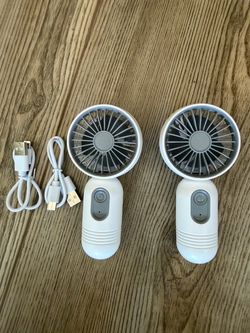 Portable Handheld Mini Fans Set of 2