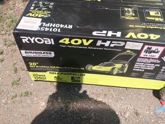 Ryobi 40 v lawnmower