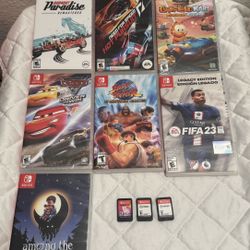 Nintendo switch games - $20, firm on price! list below 