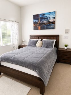 Queen Bedroom Set – Living Spaces – $1,000 OBO