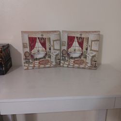 Kirkland 12x12 French Bathroom Canvas