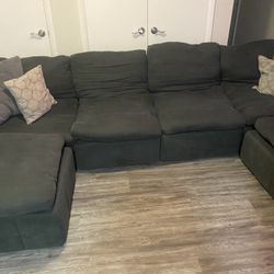 Navy Couch In Great Condition 