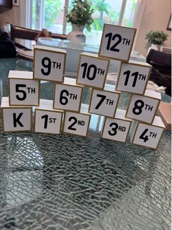 Graduation picture blocks