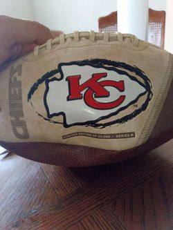 Chiefs collectible football