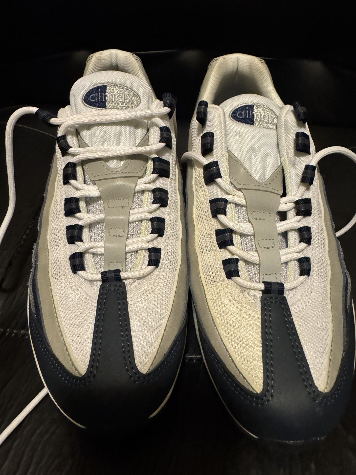 Nike Air Max 95 (White/Blue) Size 7Y Like New!!!