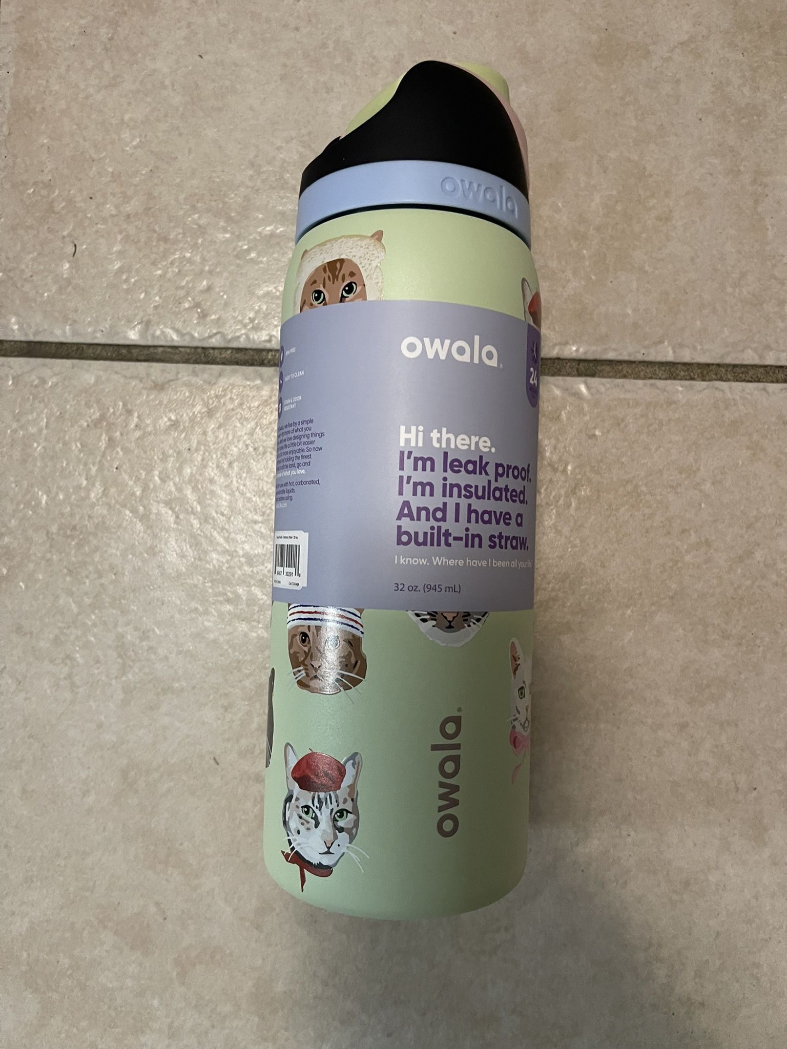Urban Outfitters Owala 32 Oz Cat Collage