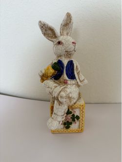 Mark Roberts Collection, Vintage Style Ceramic Bunny Figurine