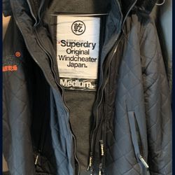 Superdry Japan Windbreaker Jacket Black