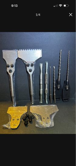 Hammer Drill Beats And Chisels 10 Pc