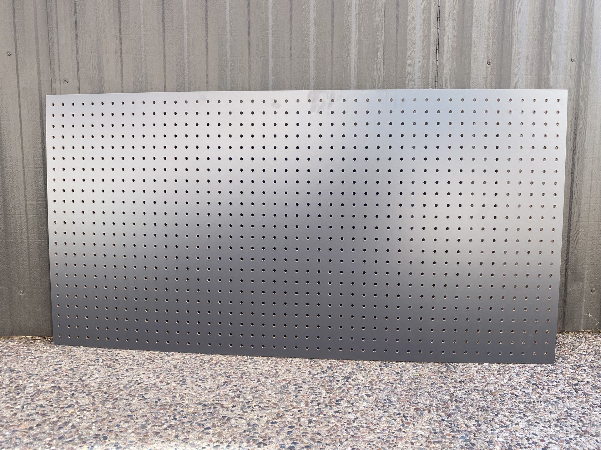 Peg Board Black Charcoal 2x4 New Pieces Pegboard Panels Sheets Garage Organizer Storage