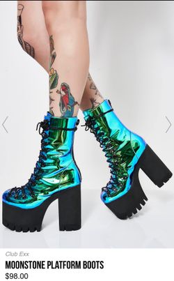 Dolls kill Moonstone platform Boots