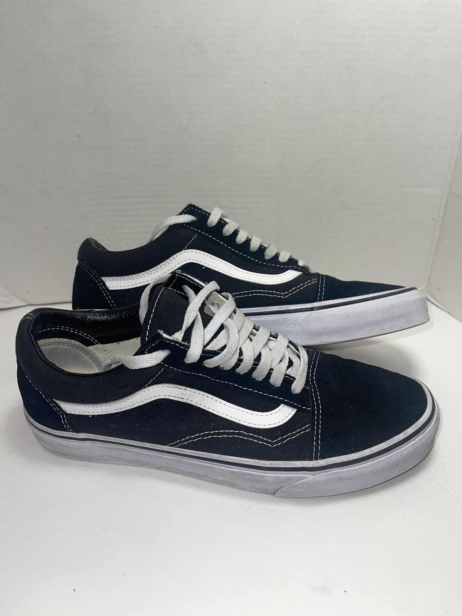 Vans Men's Old Skool Shoes, Size: 10.0, Black/White