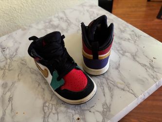 Toddler Air Jordan 1 Mid TD 'Multi-Color size 1c