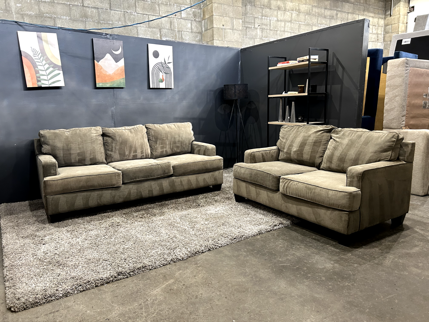 Gorgeous Gray Sofa And Loveseat Set- Delivery Available!