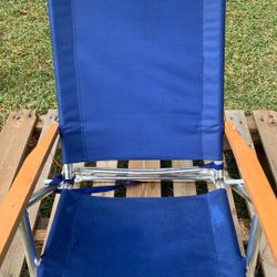 SurfGear 4 Position Aluminum Beach Chair - Blue