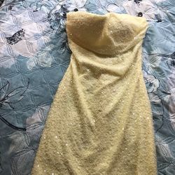 Windsor yellow dress size small