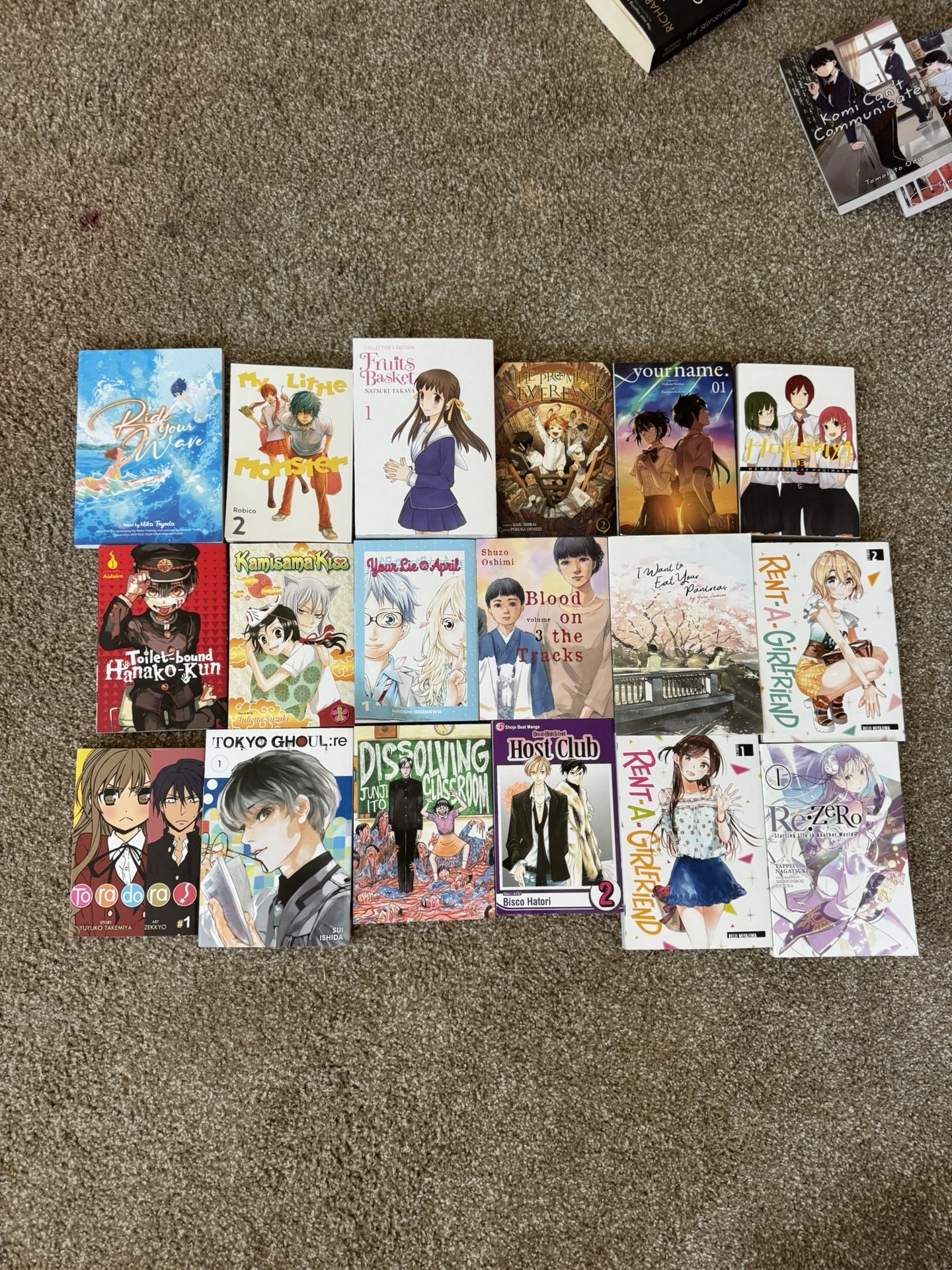 manga books collection