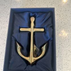 Brass Anchor Door Knocker 