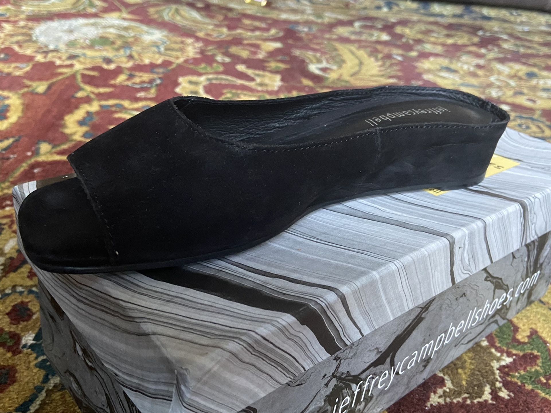 Black Jeffrey Campbell Slip Ons