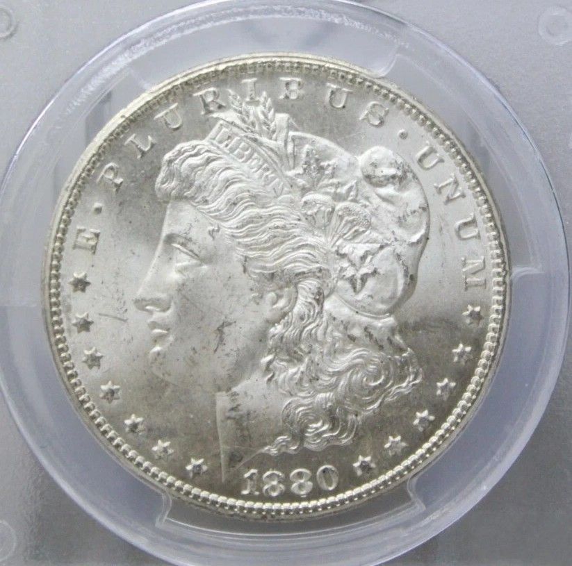 1880-CC Morgan Silver Dollar 