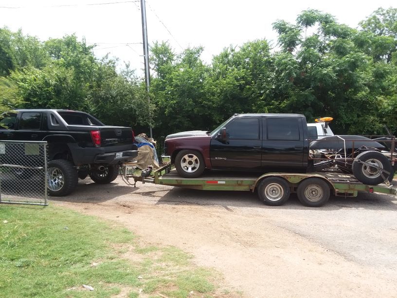 1999 Chevy 3500 Dually BAGGED OUT ... C-NOTCH & NEW INTERIO