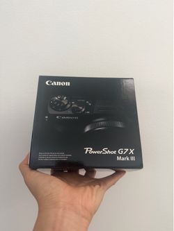 New canon g7 x mark iii (black color)